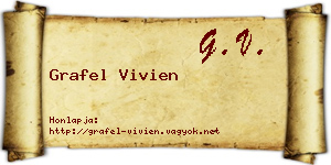 Grafel Vivien névjegykártya